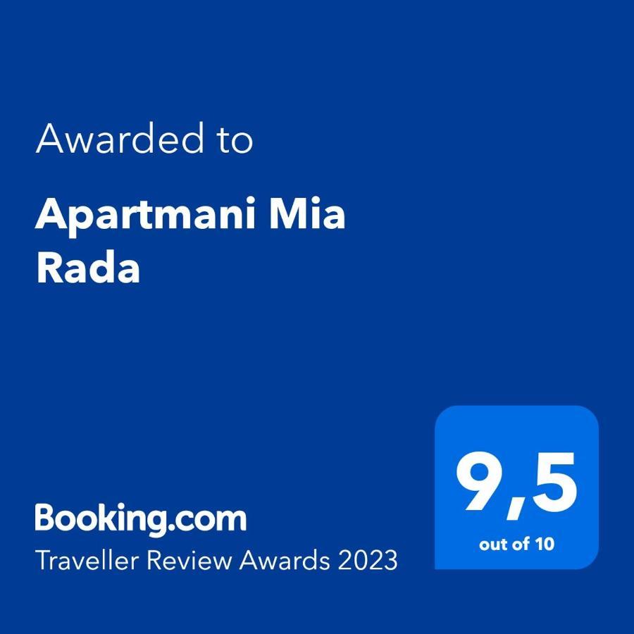 Apartmani Mia Rada Budva Exterior foto